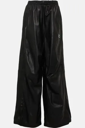 Balenciaga Weite Hose aus Leder
