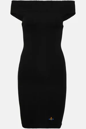 Vivienne Westwood Minikleid Valentina aus Baumwolle und Kaschmir