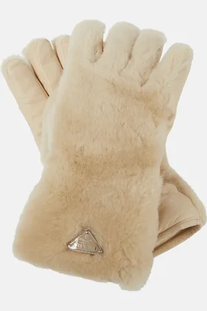 Prada Handschuhe aus Shearling