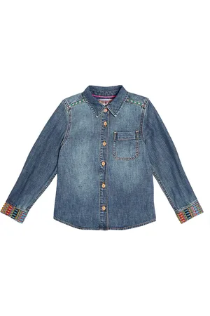 Scotch&Soda Besticktes Jeanshemd