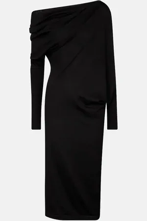 Tom Ford Midikleid aus Kaschmir und Seide
