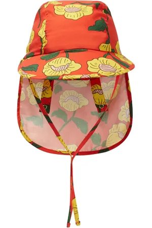 Mini Rodini Bedruckter Hut Flowers aus Baumwolle