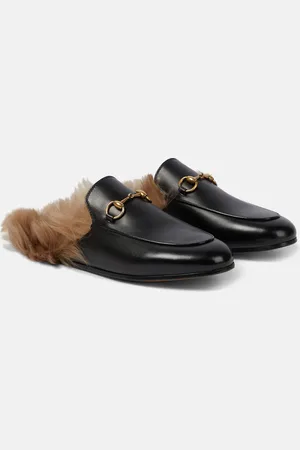 Gucci Slippers 2015 Re-Edition Princetown aus Leder