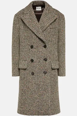 Miu Miu Mantel aus Bouclé