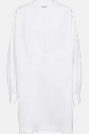 Alaïa Alaïa Minikleid aus Baumwollpopeline