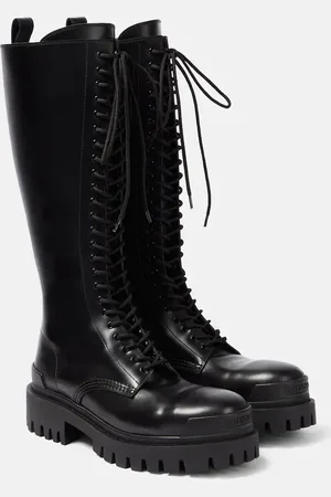 Balenciaga Schnürstiefel Strike aus Leder
