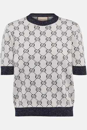 Gucci Top aus Jacquard-Strick