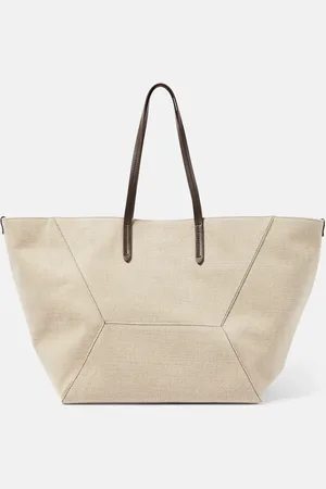 Brunello Cucinelli Shopper Large aus Canvas