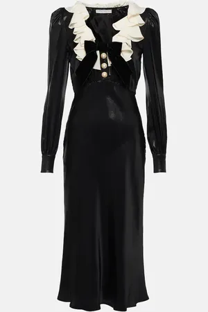 Alessandra Rich Midikleid aus Satin