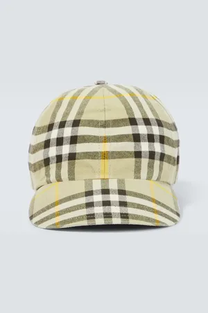 Burberry Baseballcap Check aus Baumwolle