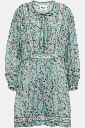 Marant Etoile Bedrucktes Minikleid aus Baumwolle