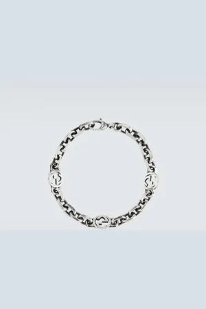 Gucci Armband Interlocking G aus Sterlingsilber
