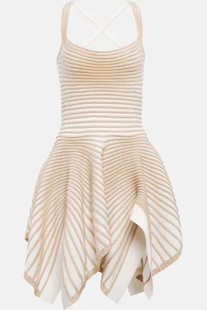 Alaïa Alaïa Minikleid aus Crêpe und Chenille