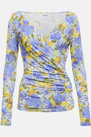 DRIES VAN NOTEN Bedrucktes Longsleeve aus Jersey