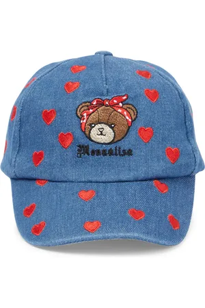 MONNALISA Bestickte Baseballcap aus Denim