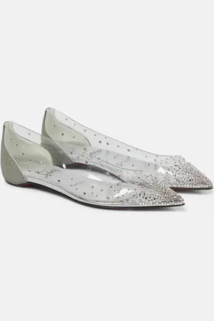 Christian Louboutin Verzierte Ballerinas Degrastrass