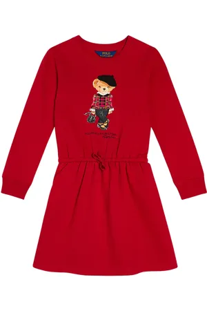 Ralph Lauren Kleid Polo Bear aus einem Baumwollgemisch
