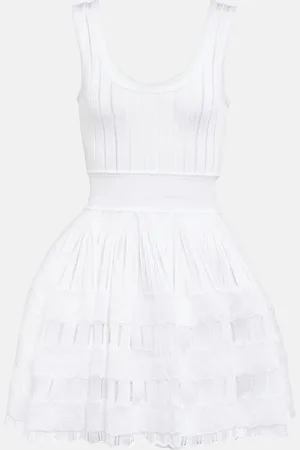 Alaïa Alaïa Minikleid Crinoline aus Rippstrick