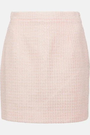Alessandra Rich Minirock aus Tweed