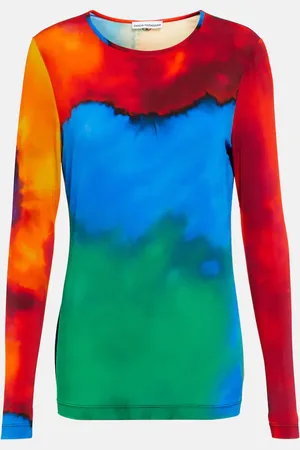 Paco rabanne Bedrucktes Longsleeve aus Jersey