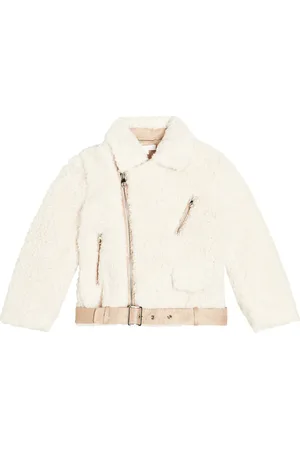 Chloé Chloé Kids Jacke aus Faux Shearling