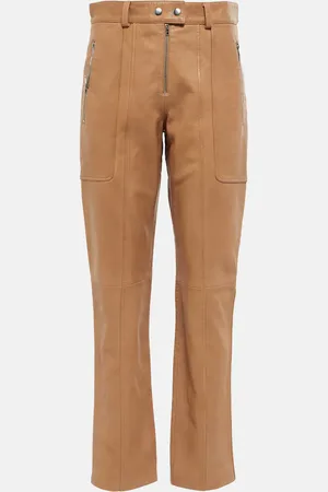 Isabel Marant Gerade Hose Anazia aus Leder