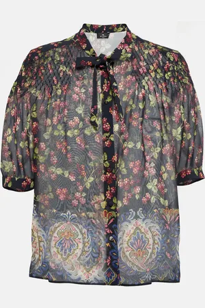 Etro Bedrucktes Top aus Seide