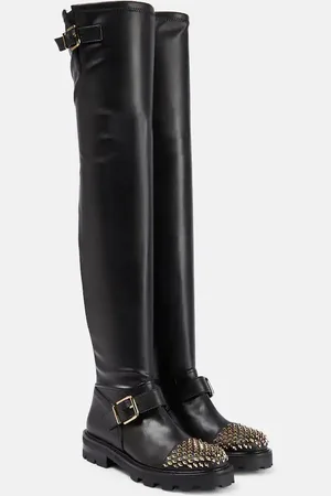 Jimmy Choo Overknee-Stiefel Biker II aus Leder