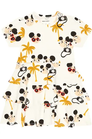 Mini Rodini Kleid aus einem Baumwollgemisch