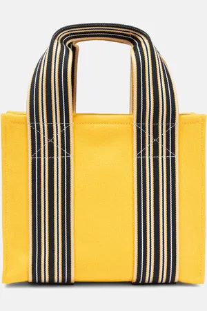 Loro Piana Tote The Suitcase Stripe Mini aus Canvas