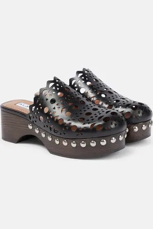 Alaïa Alaïa Clogs aus Leder