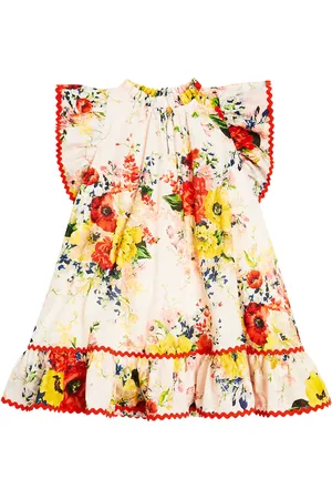 ZIMMERMANN Bedrucktes Kleid Alight aus Baumwolle