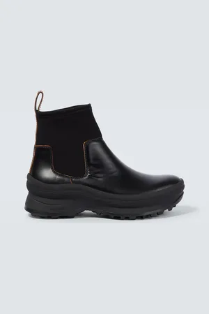 Jil Sander Chelsea Boots aus Leder