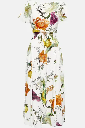 Erdem Midikleid Fraser aus Crêpe