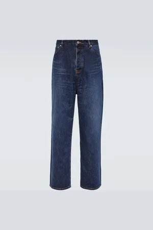 Balenciaga Mid-Rise Wide-Leg Jeans