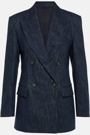 Brunello Cucinelli Blazer aus einem Baumwollgemisch