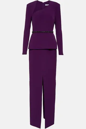 Safiyaa Asymmetrische Robe aus Crêpe