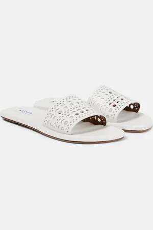 Alaïa Alaïa Pantoletten Vienne aus Leder