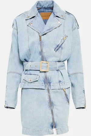 ALEXANDRE VAUTHIER Asymmetrisches Minikleid aus Denim
