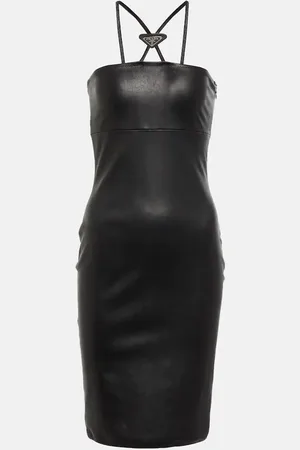 Prada Minikleid aus Leder