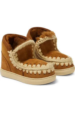 Mou Sneakers aus Veloursleder mit Shearling