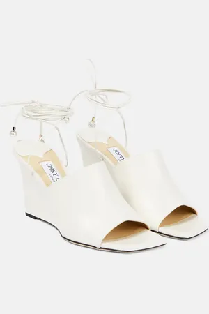 Jimmy Choo Wedge-Pantoletten Elyna aus Leder