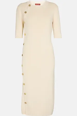 Altuzarra Midikleid Minamoto aus Rippstrick
