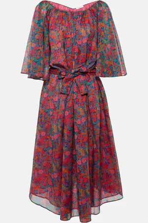 ERES Bedrucktes Midikleid Daisy aus Baumwolle