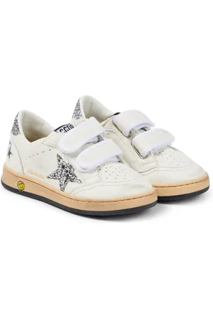 Golden Goose Sneakers Ball Star aus Leder mit Glitter