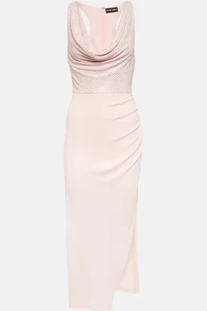 DAVID KOMA Verziertes Midikleid