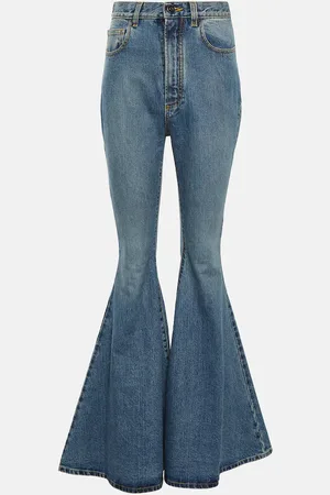 Alaïa Alaïa High-Rise Flared Jeans