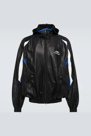 Balenciaga Kapuzenjacke aus Leder