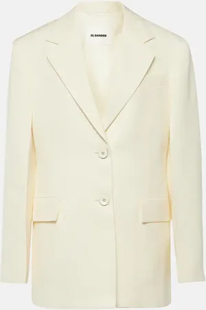 Jil Sander Oversize-Blazer aus einem Seidengemisch