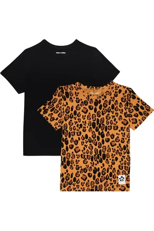 Mini Rodini Set Basic Leopard aus zwei T-Shirts